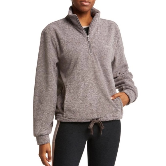 Beyond Yoga "New Terrain" sweatshirt Pullover Top in Raisin Size M - Picture 12 of 12